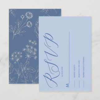 caligrafia azul empoeirada resposta moderna elegan