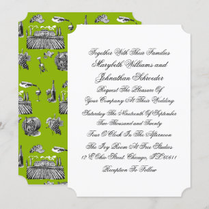 Caligrafia & cartão do convite do casamento do