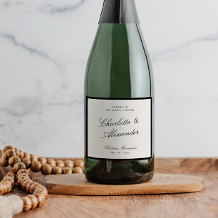 Caligrafia Clássica Casamento de Família Tradicion