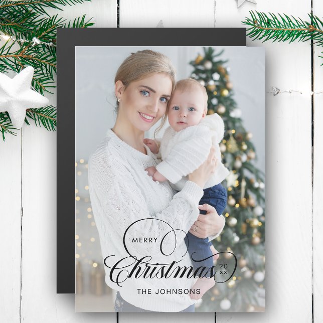 Caligrafia de Natal Elegante 1-Foto (Criador carregado)