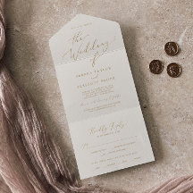 Caligrafia Dourada Delicada | Cream Wedding