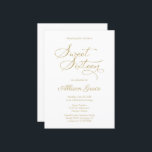 Caligrafia Dourada Elegante de Convite 16<br><div class="desc">Uma elegante caligrafia de ouro, 16 convites de festas de aniversários. Fácil de personalizar com seus detalhes. Entre em contato comigo via chat se tiver dúvidas sobre o trabalho de arte ou se precisar de personalização. Verifique se há mais itens na coleção. NOTA: para obter assistência sobre pedidos, envio, informações...</div>