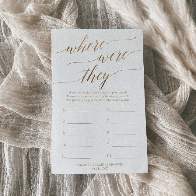 Caligrafia Dourada Elegante Onde Eles Jogavam (Criador carregado)