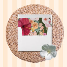 Caligrafia Floral Art Nouveau com Endereço