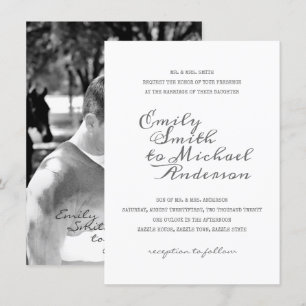 Caligrafia - Letterpress FOTO - Convites de casame