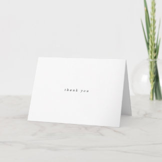 Caligrafia Minimalista Convite de Casamento Dobrad