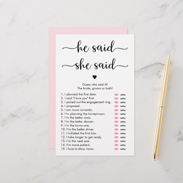 Caligrafia Minimalista Disse Que Ela Disse Jogo (Frente/Verso In Situ)