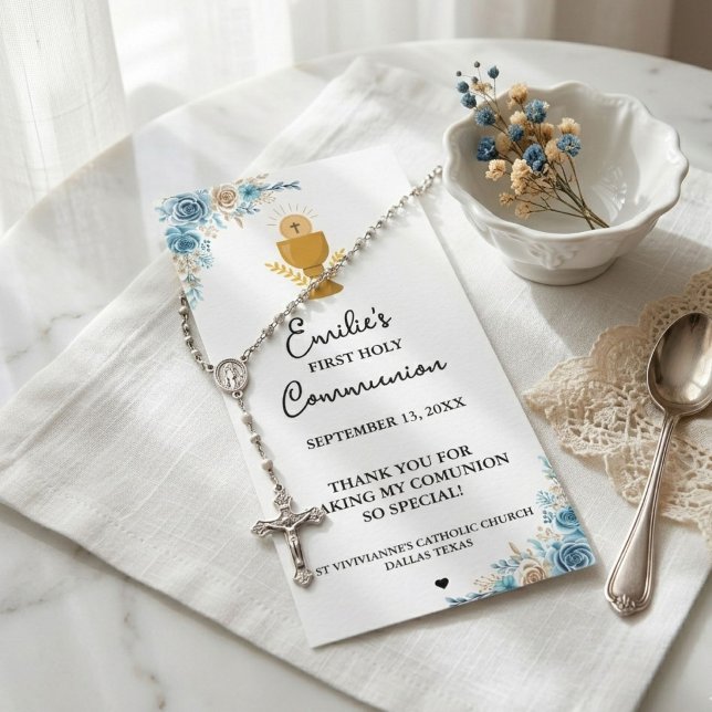 Caligrafia Minimalista Primeira Comunhão Orar (Criador carregado)