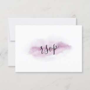 Caligrafia Pink Watercolor Casamento RSVP