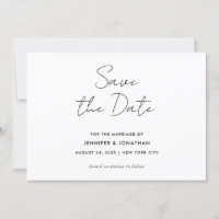 Caligrafia Simples, Preta E Branca, Modelo moderna