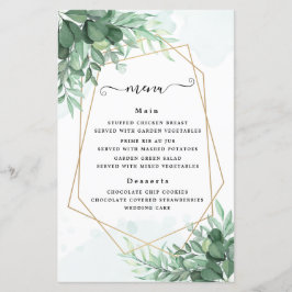 Caligrafia simples verde-rústico