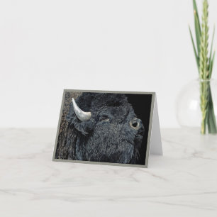"Call of the Prairie" - Cartão Bison