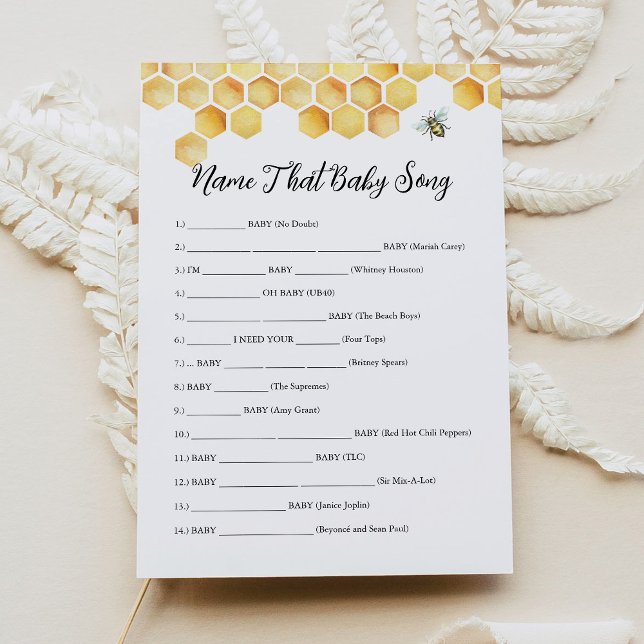 CALLA Bee O Nome Do Cartão De Música Bebê (Criador carregado)