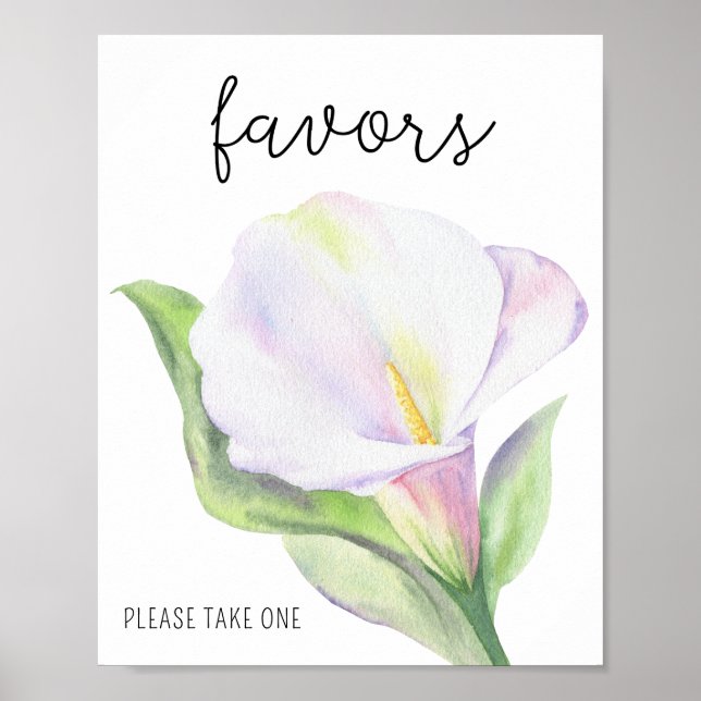 Calla - Favores, por favor, pegue um poster (Frente)