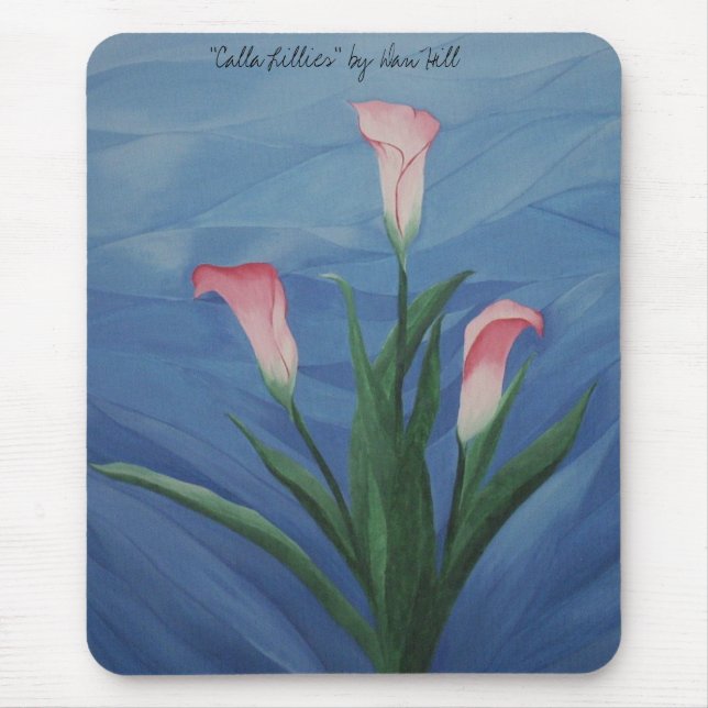 "Calla Lillies" Mousepad (Frente)