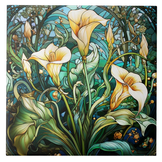 Calla Lily Art Nouveau Deco (Frente)
