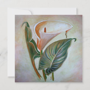 Calla Lily Linda Arte Botânica