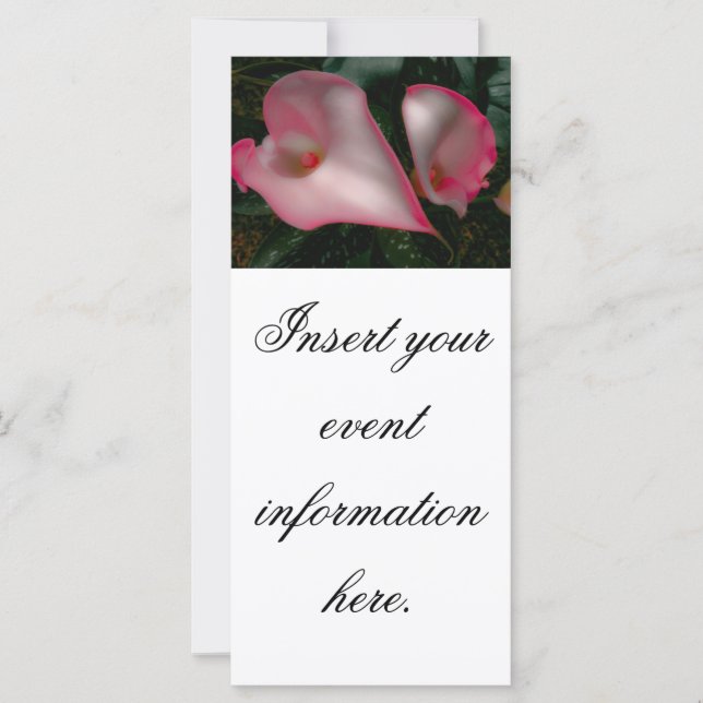 Calla Lily Rack Cards (Frente)