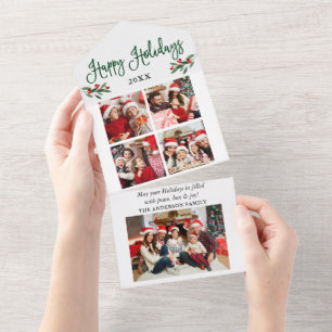 Calliografia 5 Foto All In One Holiday Card