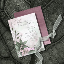 Calliografia Floral Mauve ID771