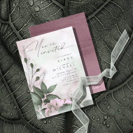 Calliografia Floral Mauve ID771