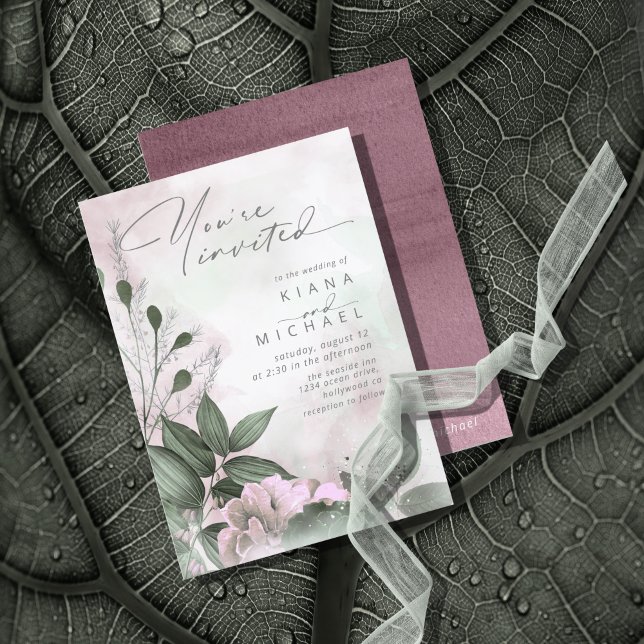 Calliografia Floral Mauve ID771 (Criador carregado)