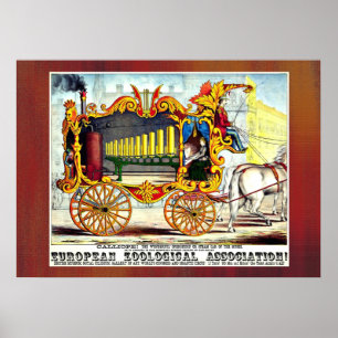 Calliope! poster de publicidade de 1874