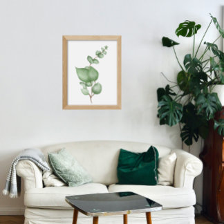 Calm Botanicals Poster - Eucalyptus Leaf Impressão