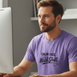 Calm Face Wild Shift Frontline Tee for Man