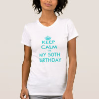 Calma, é a minha camisa de aniversário de 50 anos