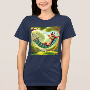 Calma - É uma Girafa de Dia do Pescoço Longo