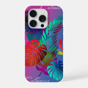 Calmaria Folhas Tropicais Vibrantes Estética Moder