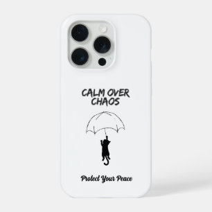 Calmaria Sobre Caos – Capa de iPhone de Gato com C