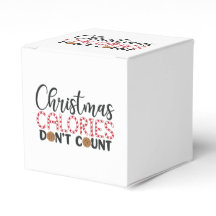 Calorias de Natal não contam caixa de favoritos