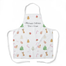 Calorias de Natal Não Conte com a Cozinha Apron