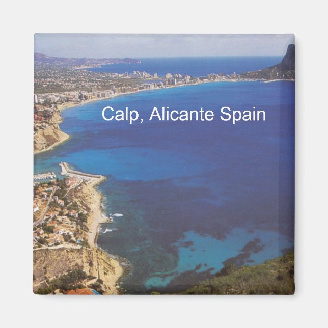 Calp Calpe Alicante Espanha de Imã de geladeira (Frente)