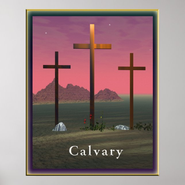 calvar christian poster art (Frente)