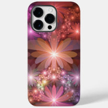 Cama De Flores Arte Fractal Abstrato brilhante Col