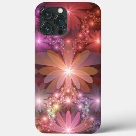 Cama De Flores Arte Fractal Abstrato brilhante Col