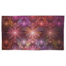 Cama De Flores Arte Fractal Abstrato brilhante Col