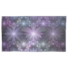 Cama de Flores Trendy Shiny Abstrato Arte Fractal