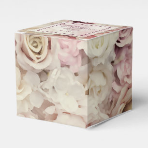 Cama de Rosas Casamento 2" Caixas de Favor