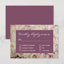 Cama de Rosas e placas RSVP Rosa Amaranth