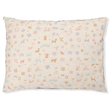 Cama Minimalista de Cachorro Arco-íris Pastel | Pa