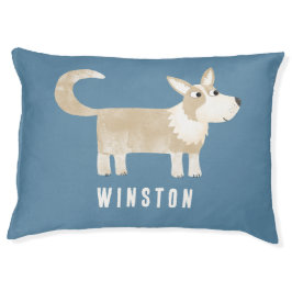Cama Para Animais De Estimação Corgi Dog Personalizado