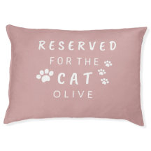 Nome de animal de estimação personalizado tipograf