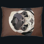 Cama Para Animais De Estimação Pug Illustration Blanket<br><div class="desc">Wall Art Decor: Good idea for home interior walls decor such as living room,  bedroom,  kitchen,  bathroom,  guest room,  office and others,  also be good gift ideas for your friends. Wall art paintings use high quality waterproof sunfast Blanket material</div>