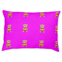 Teddy Bears Modern Pink Magenta