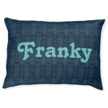 Travesseiro de Estimação em Azul Jeans