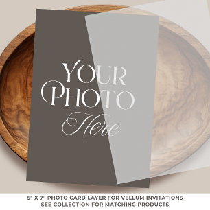 Camada de Cartão com fotos de Graduação para Vellu